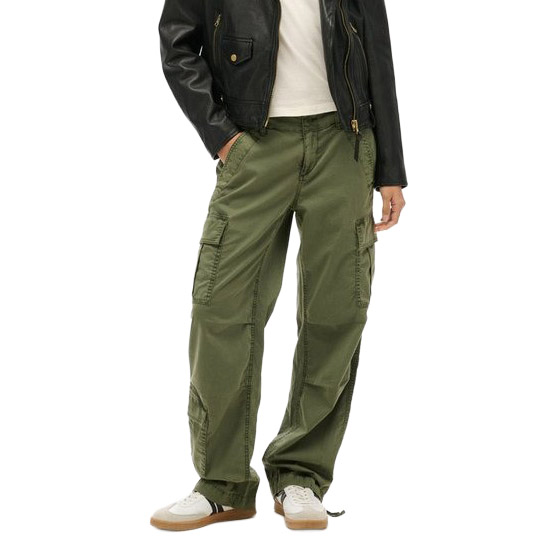 Superdry Low Rise Straight Cargo Pants